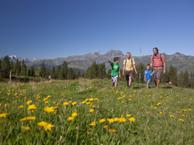 Hiking on the Elsigenalp away from mass tourism