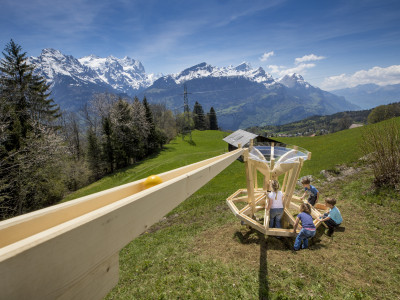 Spass Kinder Kugelbahn Meiringen Hasliberg