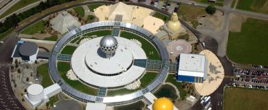 Der Jungfraupark in Interlaken aus der Vogelperspektive