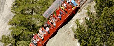 Erlebnis mit höchstem Nervenktizel auf der Gelmerbahn