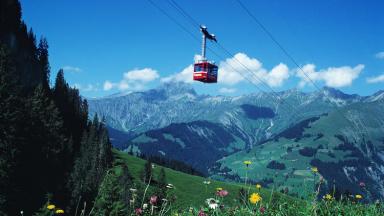 Aerial cableway Elsigbach - Elsigenalp between Frutigen and Adelboden
